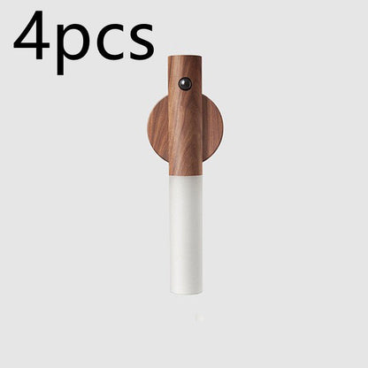 Smart LED Magnetic Wood Wireless Night Light