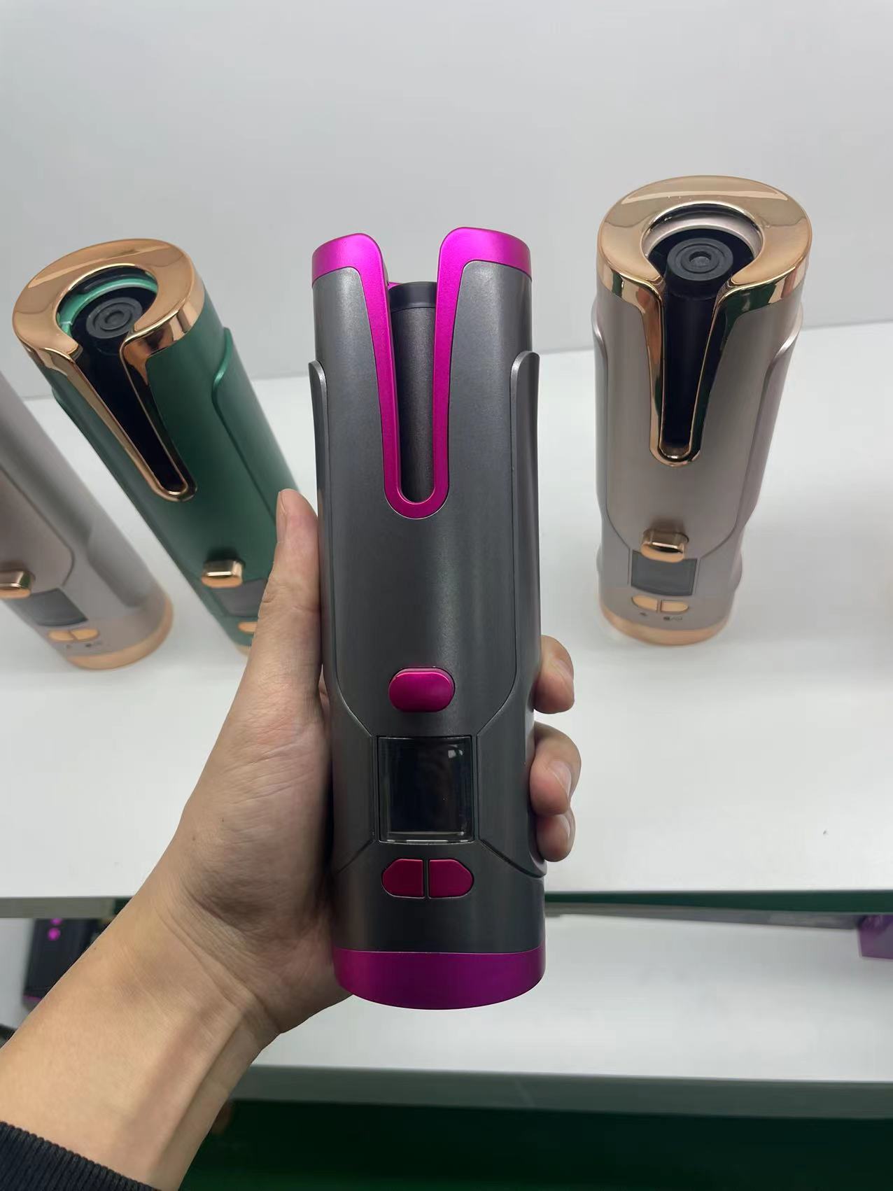Rechargeable Automatic Hair Curler Women | LCD Display