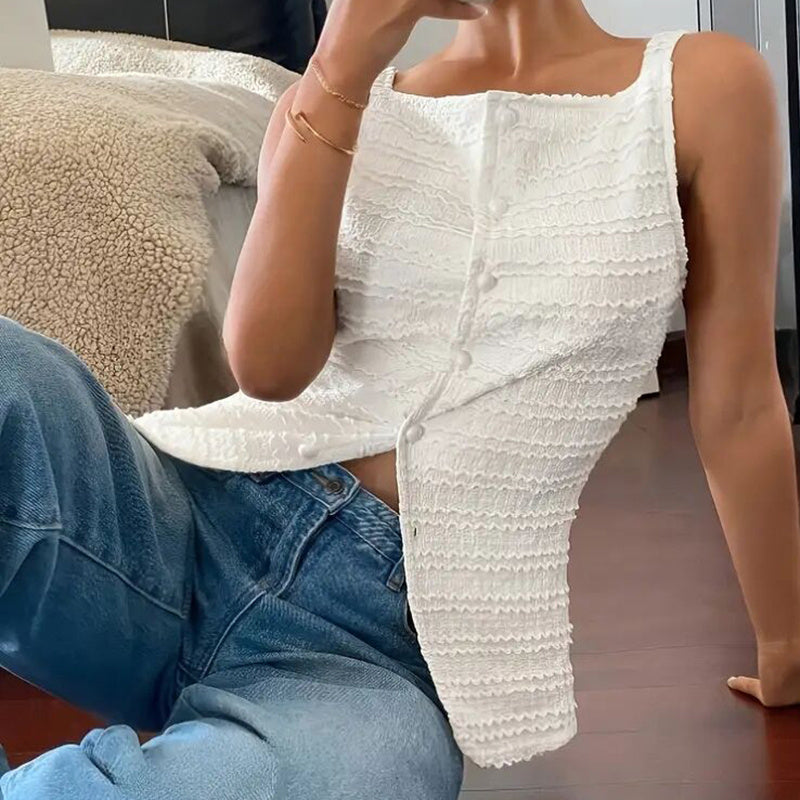 Womens Trendy Square Neck Vest Top