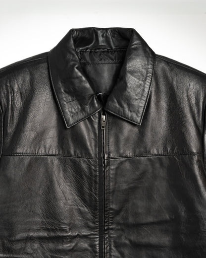 Classic Black Leather Jacket – Timeless Style & Premium Comfort