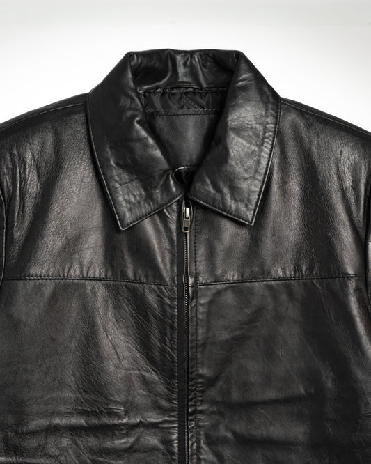 Classic Black Leather Jacket – Timeless Style & Premium Comfort