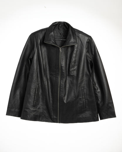 Classic Black Leather Jacket – Timeless Style & Premium Comfort