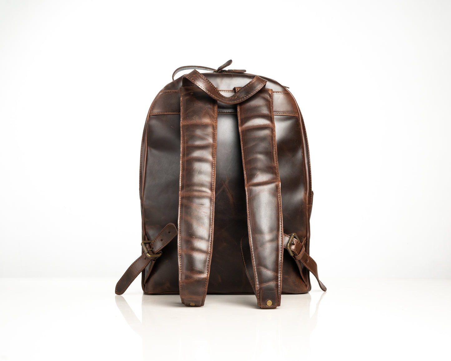 Vintage Genuine Leather Backpack – Durable & Stylish Travel Companion