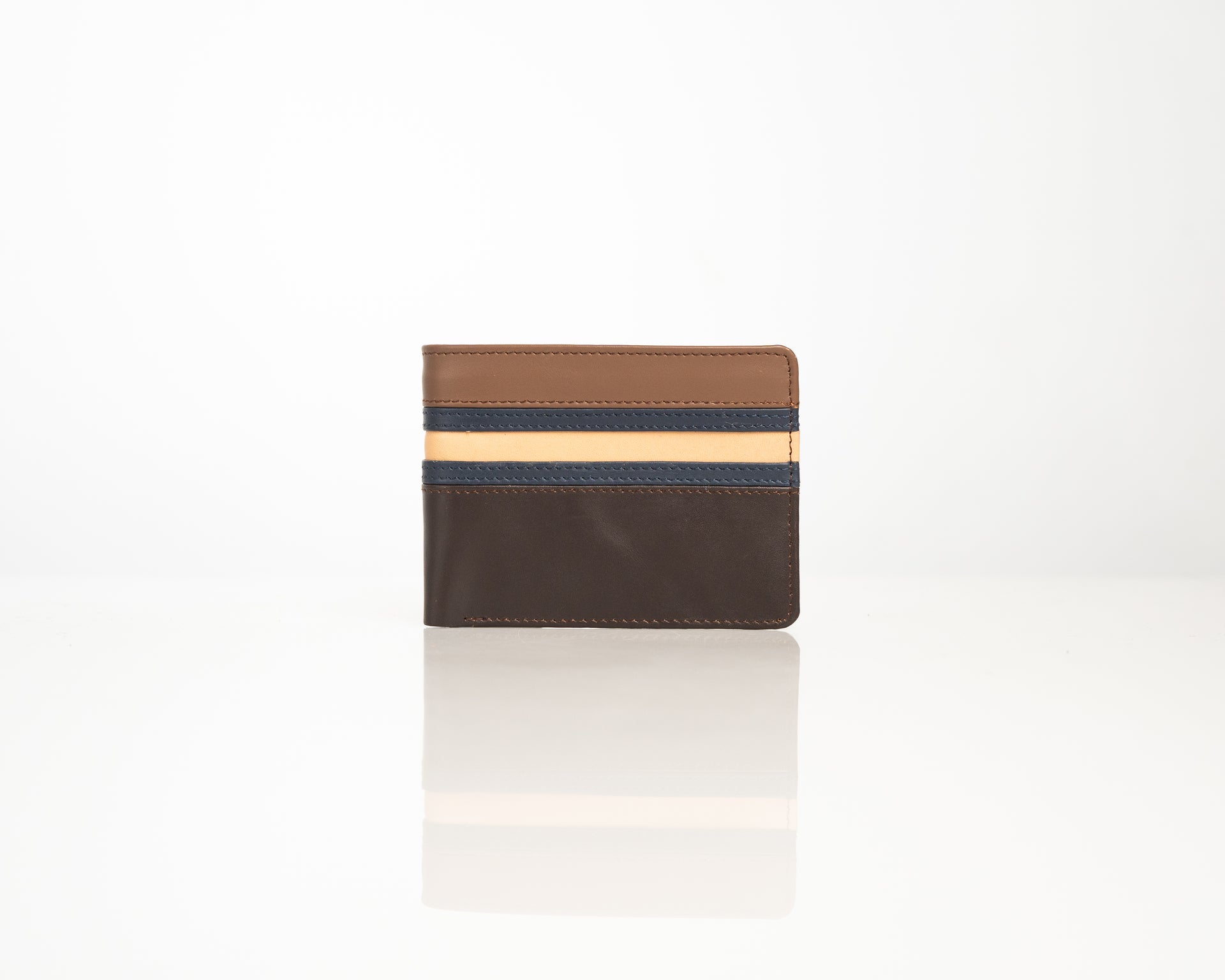 Premium Tri-Tone Leather Wallet – Sleek & Stylish Design
