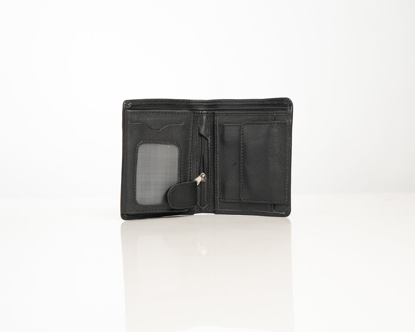 Premium Black Leather Wallet – Sleek & Minimalist Design