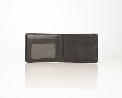 Premium Brown Leather Bi-Fold Wallet for Men