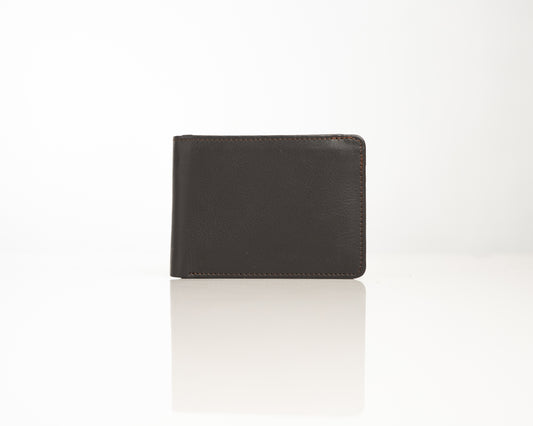 Premium Brown Leather Bi-Fold Wallet for Men