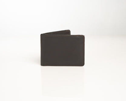 Premium Brown Leather Bi-Fold Wallet for Men