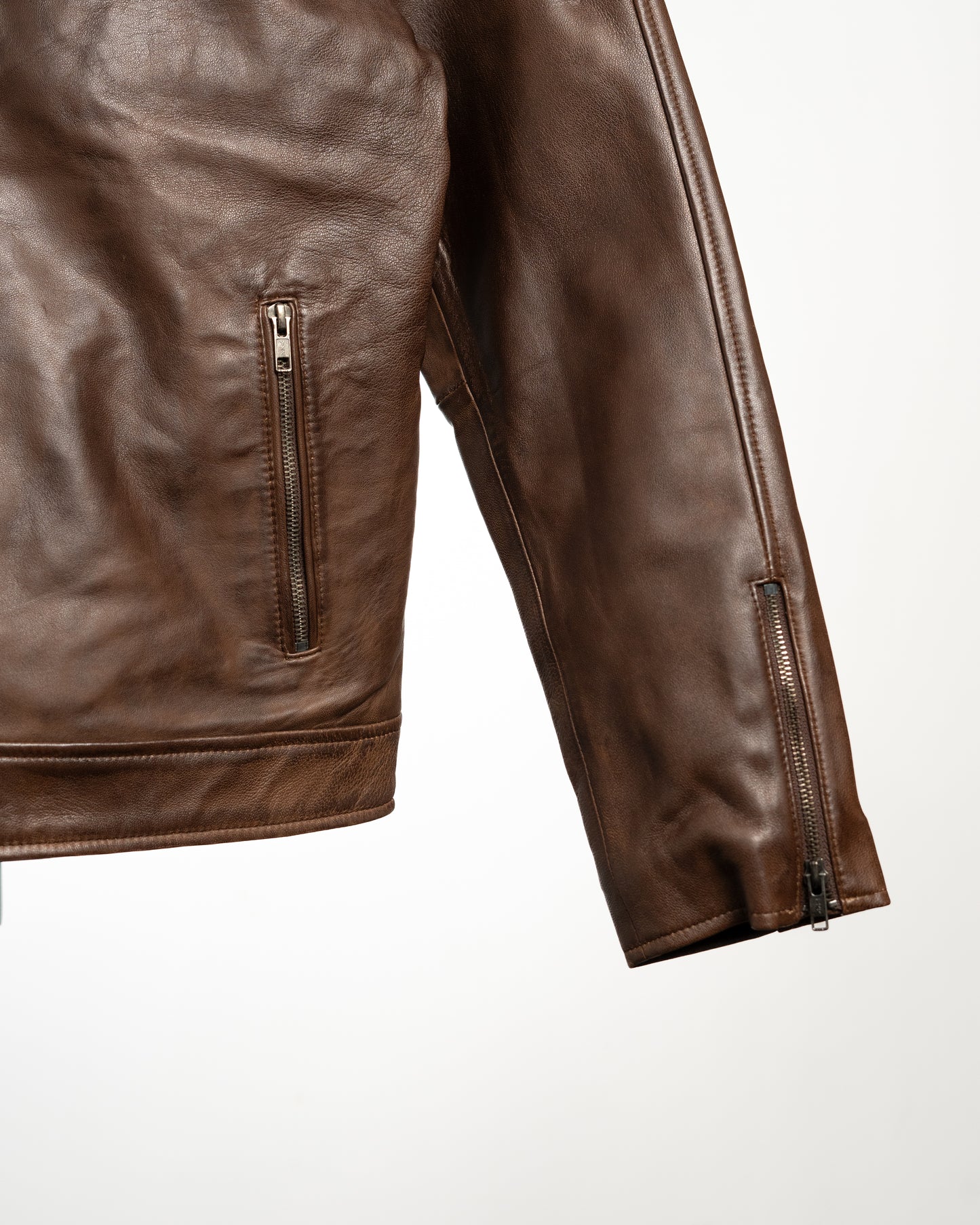 Men’s Brown Quilted Leather Biker Jacket – Premium Quality & Timeless Style