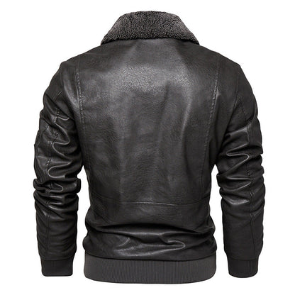 Men's Leather Slim Fit Leather Jacket