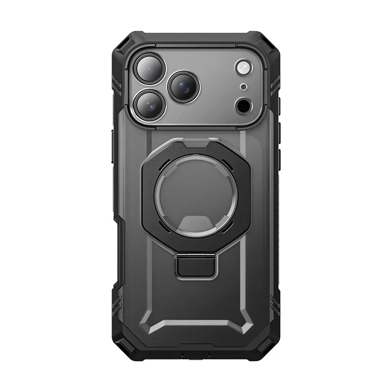 UB GRIP PRO Series iPhone 17 Pro Max MagSafe Phone Case with HD Tempered Glass - Black