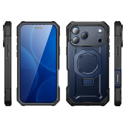 UB GRIP PRO Series iPhone 17 Pro Max MagSafe Phone Case with HD Tempered Glass - Azure