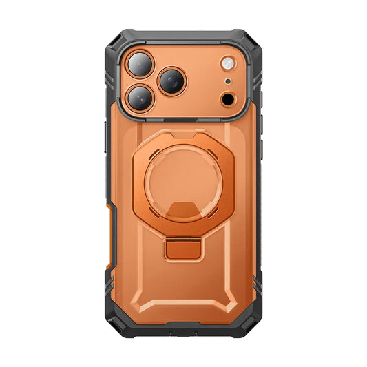 UB GRIP PRO Series iPhone 17 Pro MagSafe Phone Case with HD Tempered Glass - Coral