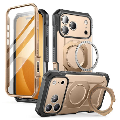 UB GRIP PRO Series iPhone 17 Pro Max MagSafe Phone Case with HD Tempered Glass - Desert