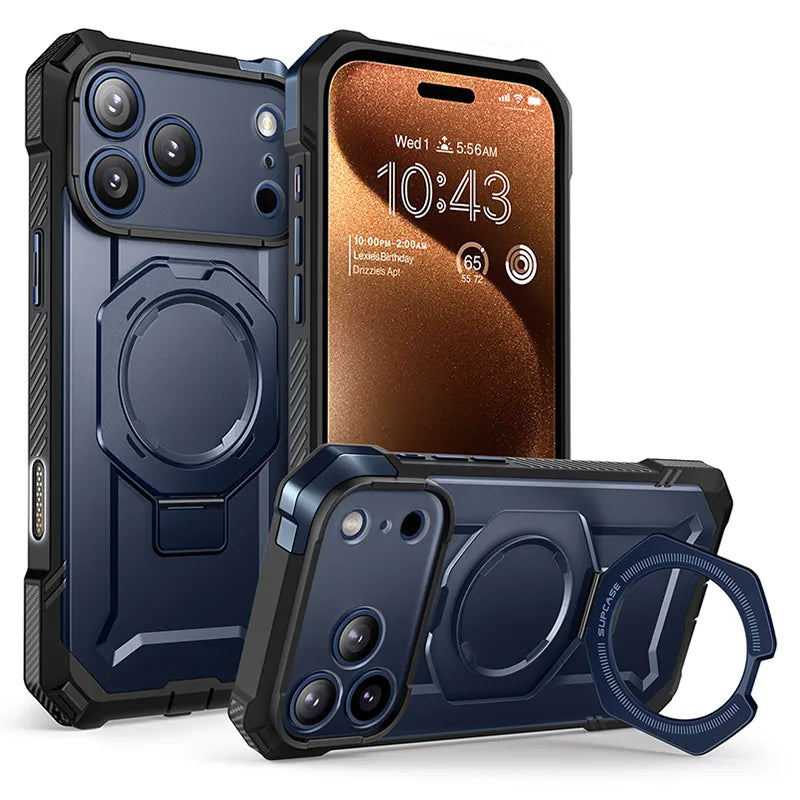 UB GRIP Series iPhone 17 Pro Max MagSafe Camera Control Button Phone Case - Azure