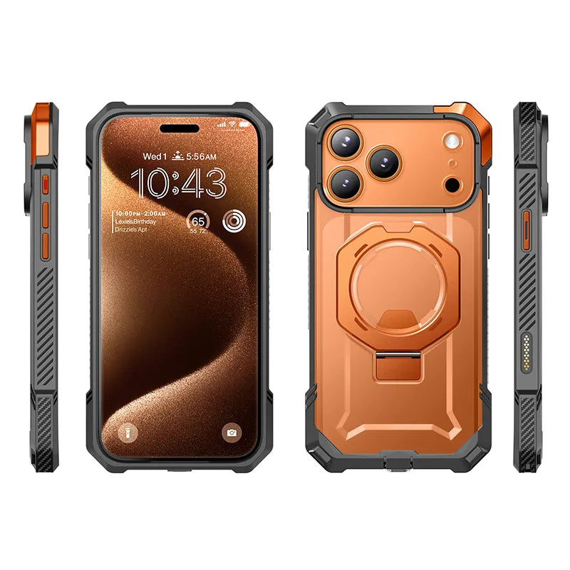 UB GRIP Series iPhone 17 Pro Max MagSafe Camera Control Button Phone Case - Coral