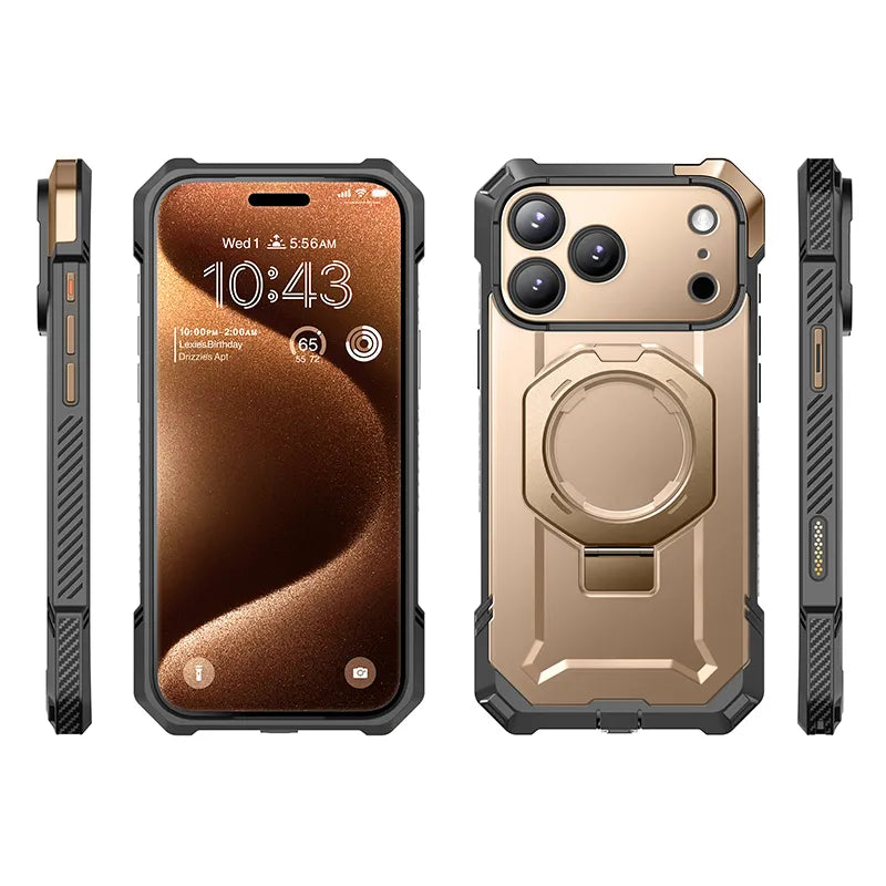 UB GRIP Series iPhone 17 Pro Max MagSafe Camera Control Button Phone Case - Desert