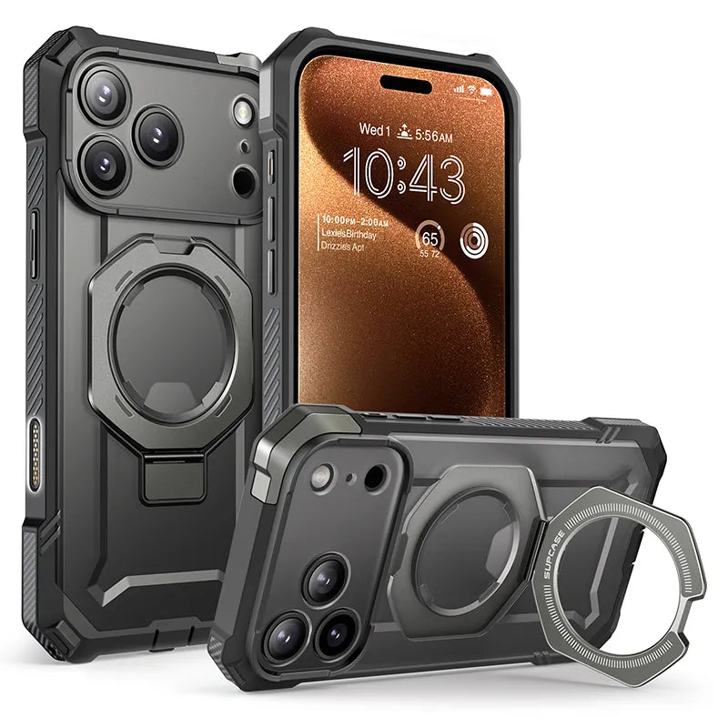 UB GRIP Series iPhone 17 Pro Max MagSafe Camera Control Button Phone Case - Gray