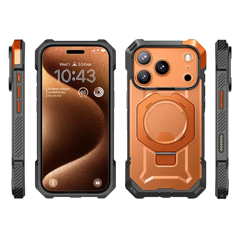 UB GRIP Series iPhone 17 Pro MagSafe Camera Control Button Phone Case - Coral