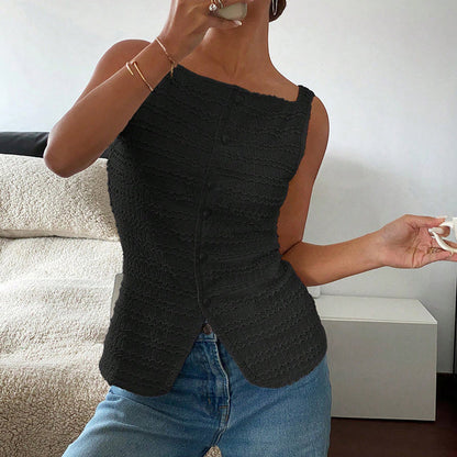 Womens Trendy Square Neck Vest Top