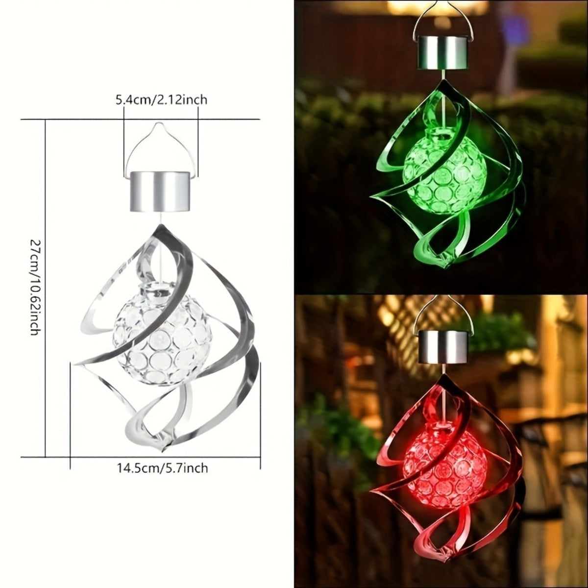 LED Solar Wind Chimes