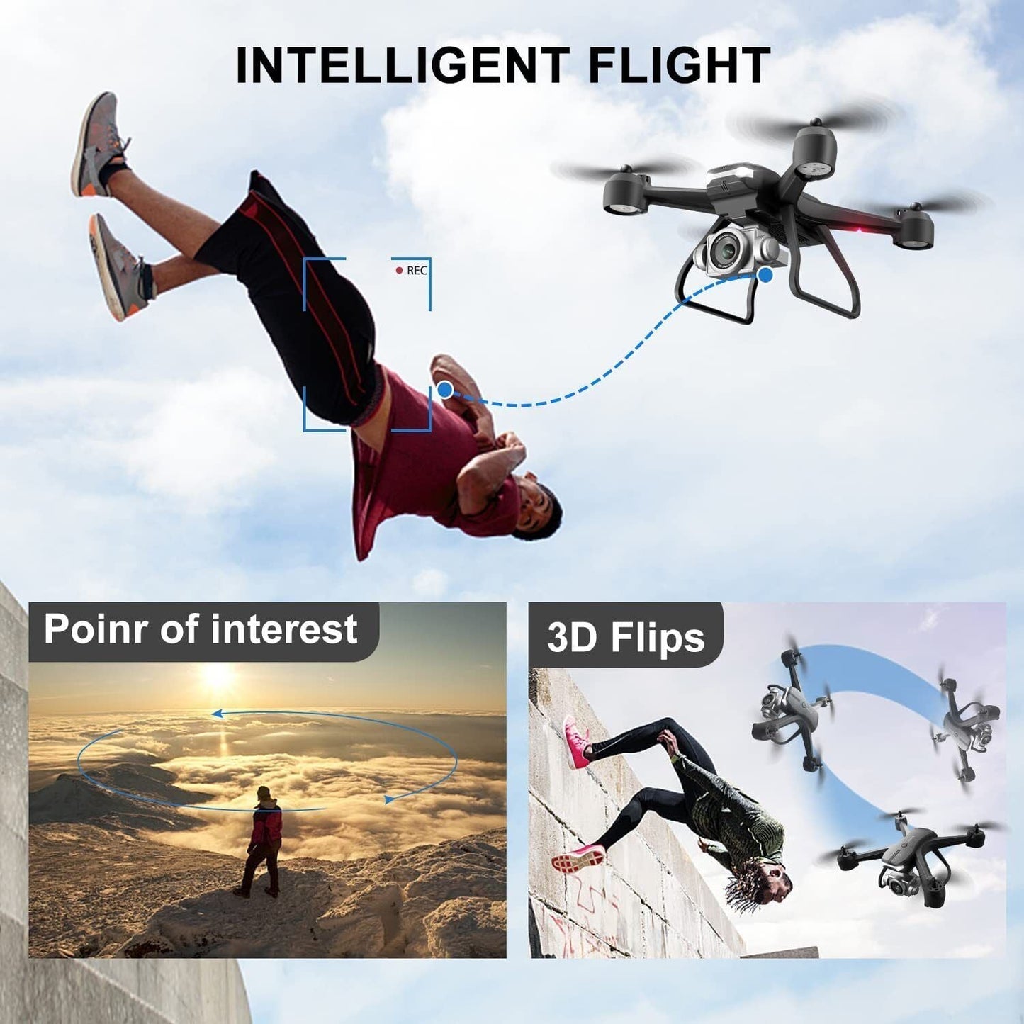 Professional Drone 6K HD | Hand Gesture Control