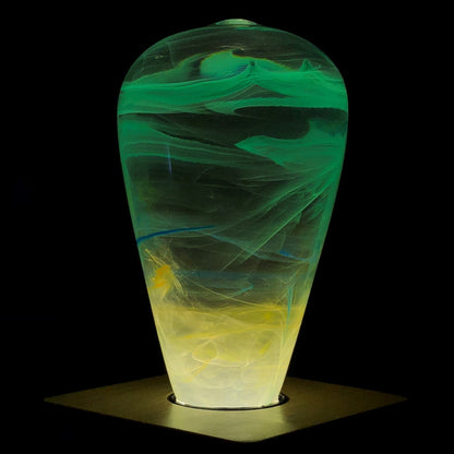 Resin Wood Table Lamp
