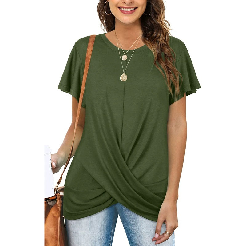 Women's Plus Size Twisted Top