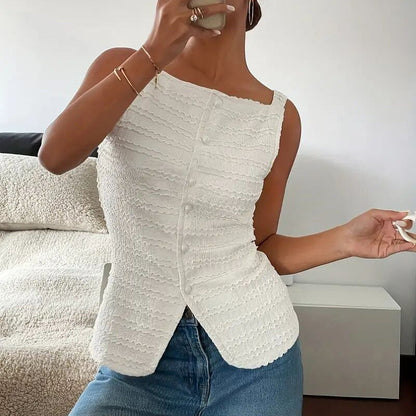 Womens Trendy Square Neck Vest Top