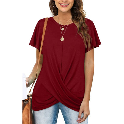 Women's Plus Size Twisted Top