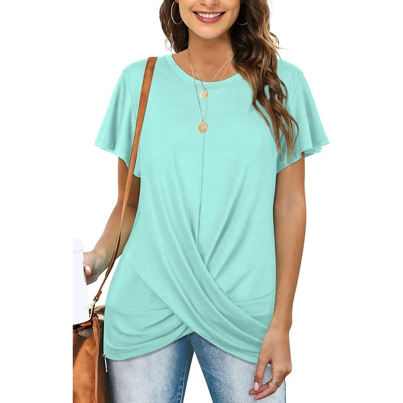 Women's Plus Size Twisted Top