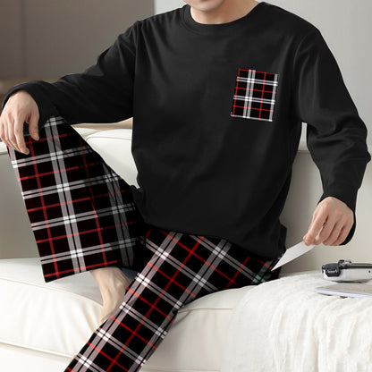 Ice Silk Men's Pajama Set