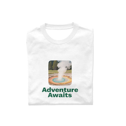 Solid Color Printed Men's Pure Cotton T-shirt