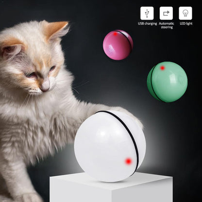 LED Laser Electronic Rolling Ball Pet Toy